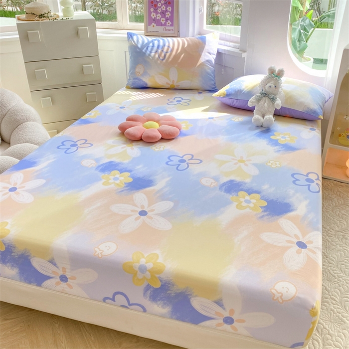 91家纺网 家纺一手货源 找家纺 多品 2023年13070单品床笠【可搭配枕套一起卖】 安琪拉