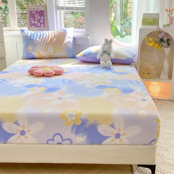 91家纺网 家纺一手货源 找家纺 多品 2023年13070单品床笠【可搭配枕套一起卖】 安琪拉