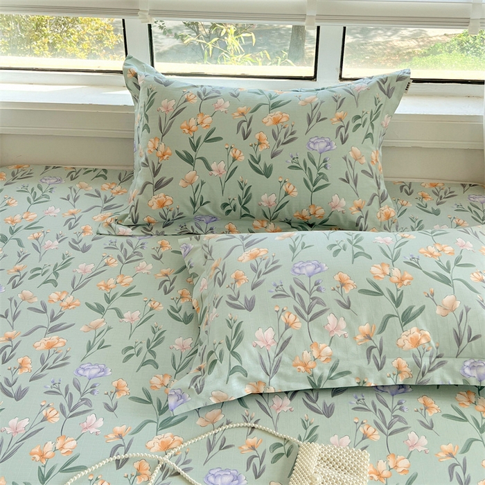 91家纺网 家纺一手货源 找家纺 凯磊家纺 新款原棉老粗布单品系列-枕套 初夏