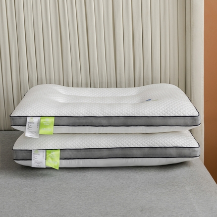 （总）暖伯伯2023新款凉豆豆全棉羽丝绒枕枕头枕芯保健枕定型枕