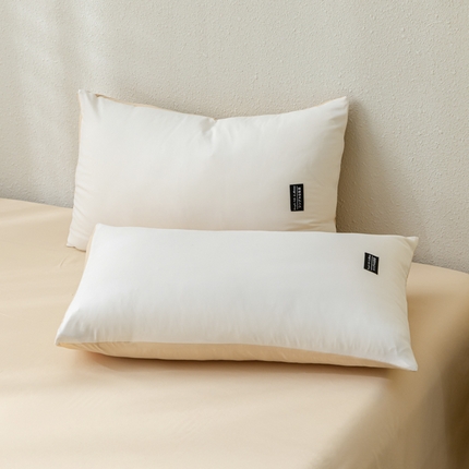 91家纺网 家纺一手货源 找家纺 （总）米瑞娜2024新款水洗棉麻双拼纯色枕套