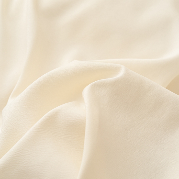 91家纺网 家纺一手货源 找家纺 米瑞娜 2024新款 水洗棉麻双拼纯色四件套 奶白+冰粉