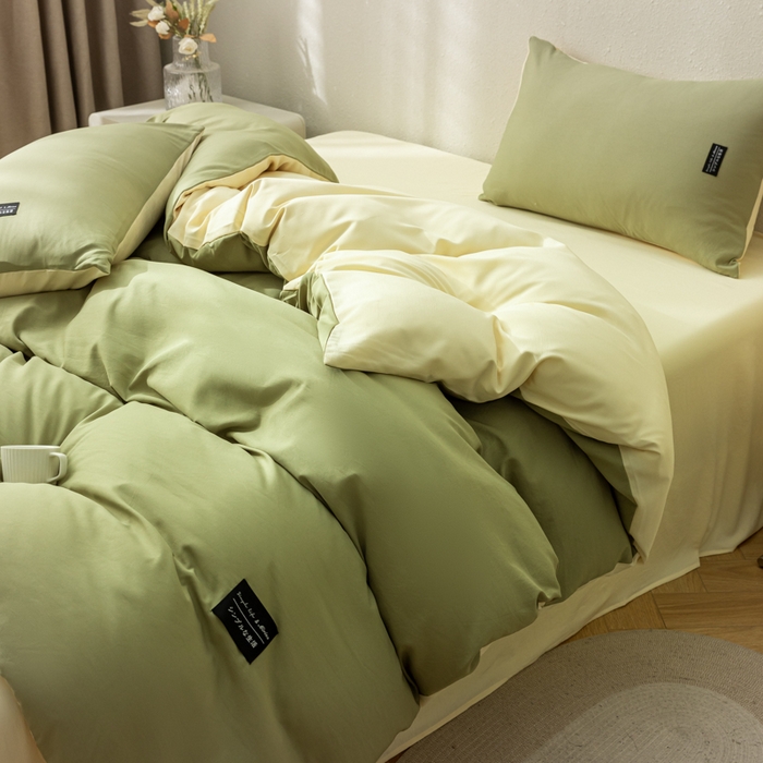 91家纺网 家纺一手货源 找家纺 （总）米瑞娜2024新款无印风水洗棉麻单品—单被套