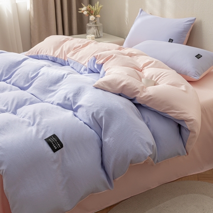 91家纺网 家纺一手货源 找家纺 （总）米瑞娜2024新款无印风水洗棉麻单品—单被套