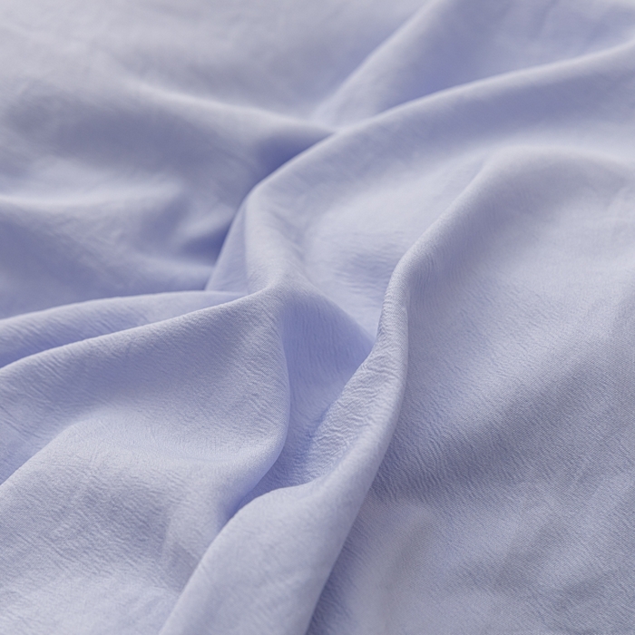 91家纺网 家纺一手货源 找家纺 米瑞娜 2024新款 水洗棉麻双拼纯色四件套 丁香紫+西梅粉