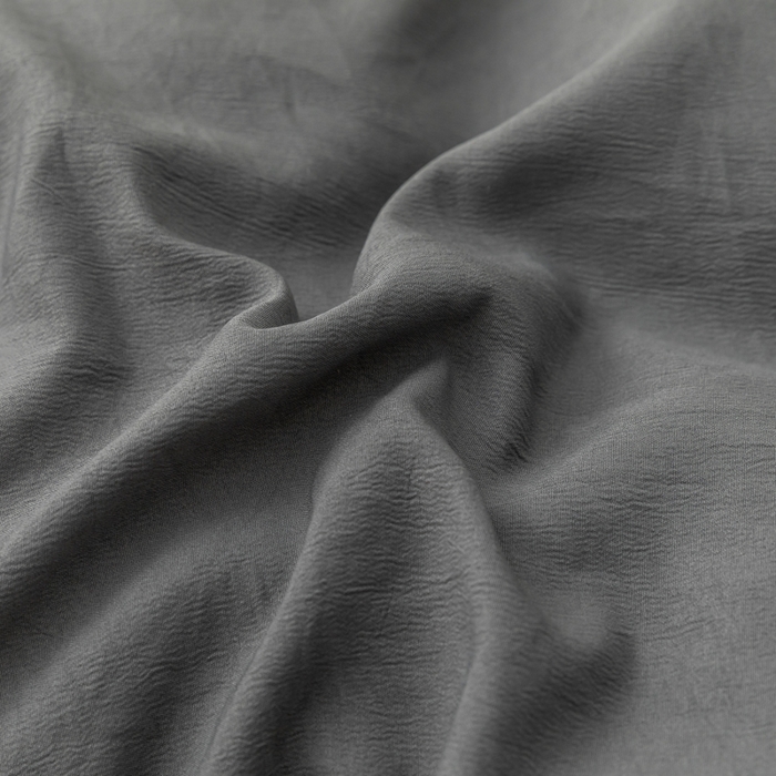 91家纺网 家纺一手货源 找家纺 米瑞娜 2024新款 水洗棉麻双拼纯色四件套 中灰+奶茶