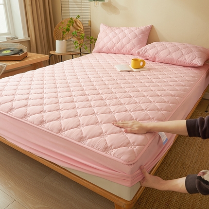 91家纺网 家纺一手货源 找家纺 （总）乐逸2023新款亲肤夹棉防水床笠