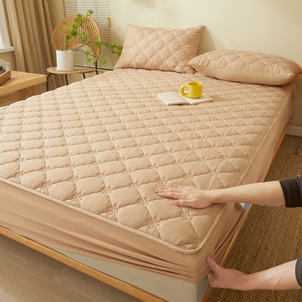 91家纺网 家纺一手货源 找家纺 （总）乐逸2023新款亲肤夹棉防水床笠