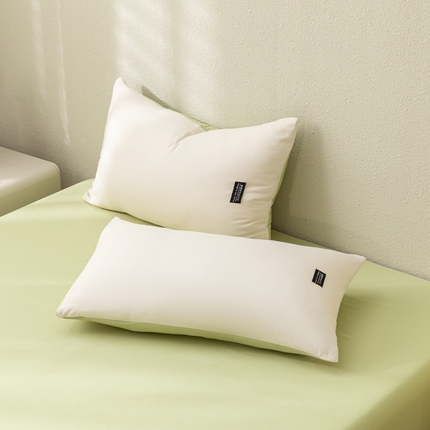 91家纺网 家纺一手货源 找家纺 （总）米瑞娜2024新款水洗棉麻双拼纯色枕套