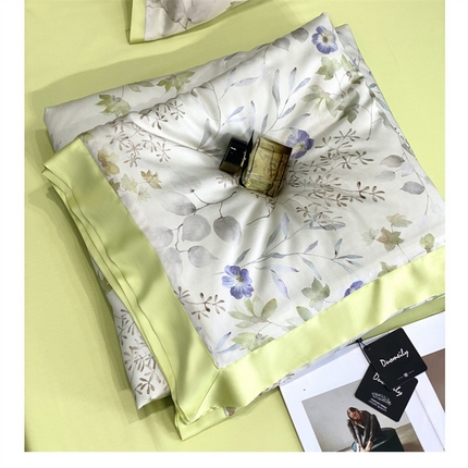 91家纺网 家纺一手货源 找家纺 （总）朵美2025新款60S天丝数码印花系列—夏被四件套