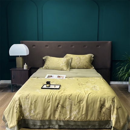 91家纺网 家纺一手货源 找家纺 （总）朵美2025新款100支兰精天丝数码印花系列—夏被四件套