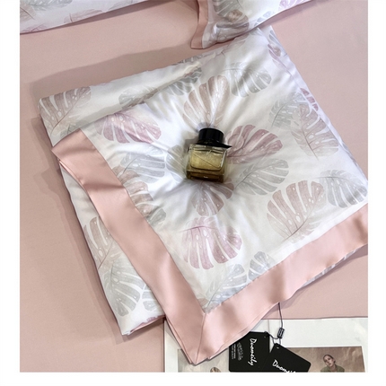 91家纺网 家纺一手货源 找家纺 （总）朵美2025新款60S天丝数码印花系列—夏被四件套