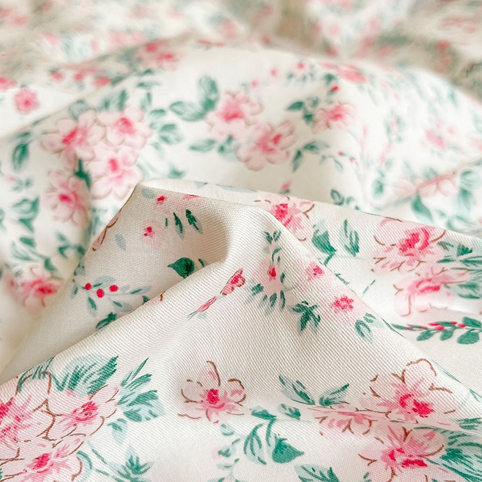 91家纺网 家纺一手货源 找家纺 柠馨2023新款 13376全棉印花三件套学生季三件套 扶摇粉