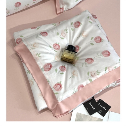 91家纺网 家纺一手货源 找家纺 （总）朵美2025新款60S天丝数码印花系列—夏被四件套