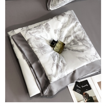 91家纺网 家纺一手货源 找家纺 （总）朵美2025新款60S天丝数码印花系列—夏被四件套