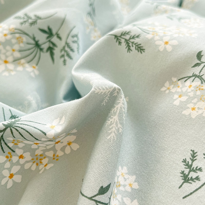 91家纺网 家纺一手货源 找家纺 柠馨2023新款 13376全棉印花三件套学生季三件套 妃子笑-蓝