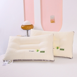 91家纺网 家纺一手货源 找家纺 （总）佩齐枕芯 2023新款金银花乳胶功能枕,白色,粉色