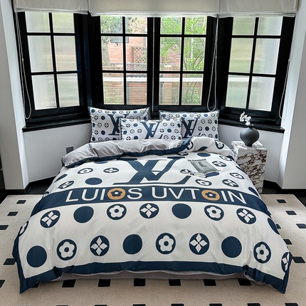 91家纺网 家纺一手货源 找家纺 （总）色鬼布艺 2023新款水洗真丝轻奢四件套系列