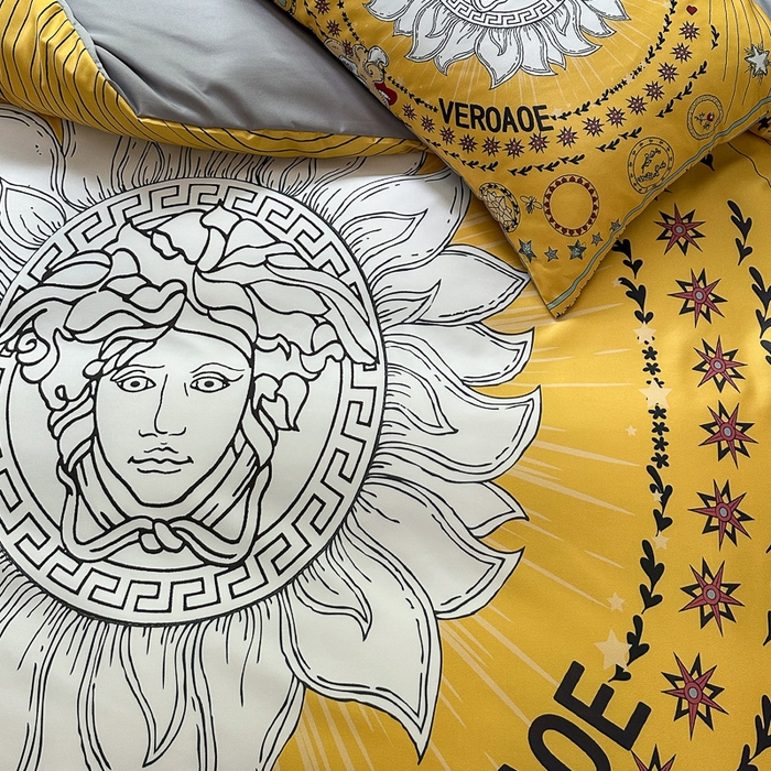 91家纺网 家纺一手货源 找家纺 色鬼布艺 2023新款水洗真丝轻奢四件套系列 美度