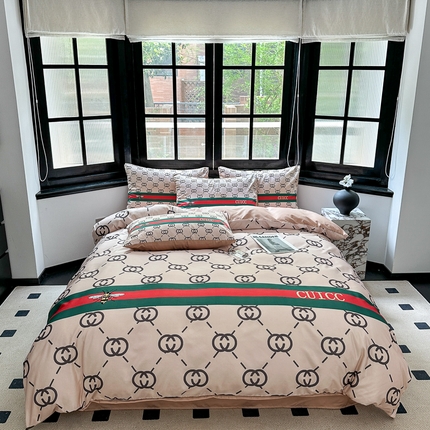 91家纺网 家纺一手货源 找家纺 （总）色鬼布艺 2023新款水洗真丝轻奢四件套系列