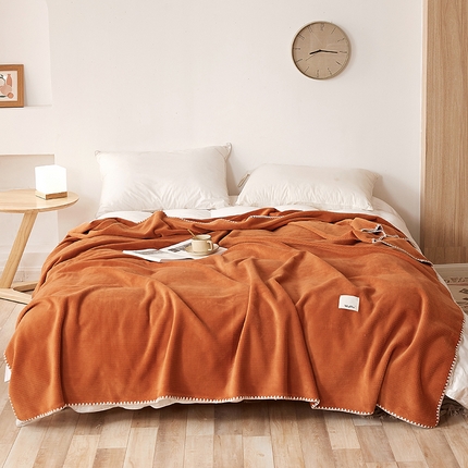 91家纺网 家纺一手货源 找家纺 （总）肖恩毯业 2025新品华夫格牛奶绒毛毯