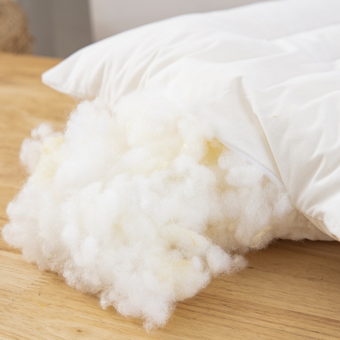 91家纺网 家纺一手货源 找家纺 乐秀家纺 2023新款A类全棉本色大豆纤维枕头枕芯 小狮子