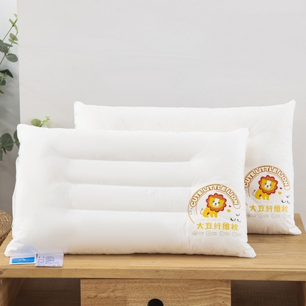 91家纺网 家纺一手货源 找家纺 （总）乐秀家纺 2023新款A类全棉本色大豆纤维枕头枕芯