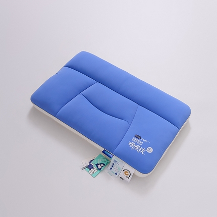 境月枕芯坊 2023新款凉感五区护颈枕枕头枕芯 48*74cm/只 蓝色