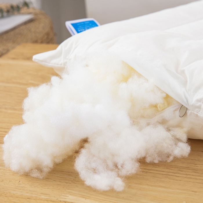 91家纺网 家纺一手货源 找家纺 乐秀家纺 2023新款A类全棉本色大豆纤维枕头枕芯 小恐龙