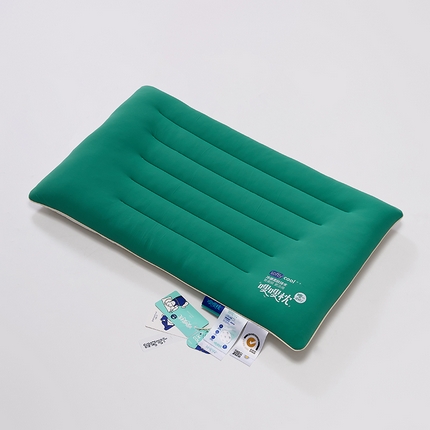 境月枕芯坊 2023新款凉感单边低平枕枕头枕芯 48*74cm/只墨绿色