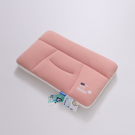 境月枕芯坊 2023新款凉感五区护颈枕枕头枕芯 48*74cm/只 粉色