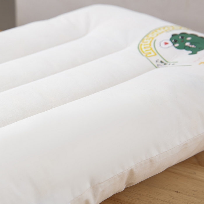 91家纺网 家纺一手货源 找家纺 乐秀家纺 2023新款A类全棉本色大豆纤维枕头枕芯 小恐龙