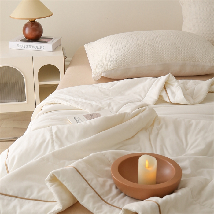 91家纺网 家纺一手货源 找家纺 （总）芯恋家居 2025新款水洗棉夏被夏凉被棉花被