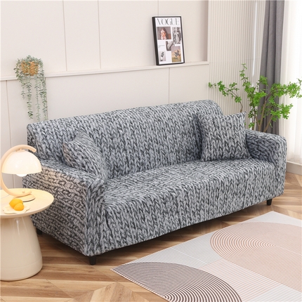 91家纺网 家纺一手货源 找家纺 （总）雅竹家纺 极简风印花沙发套系列：牛奶丝六