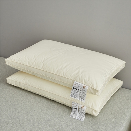 91家纺网 家纺一手货源 找家纺 （总）乐可 2023新款全棉手工蚕咝枕 枕头枕芯