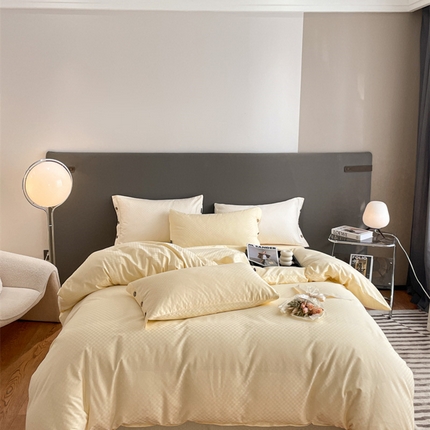 91家纺网 家纺一手货源 找家纺 (总) 三朵=全棉提花贡缎锻格四件套