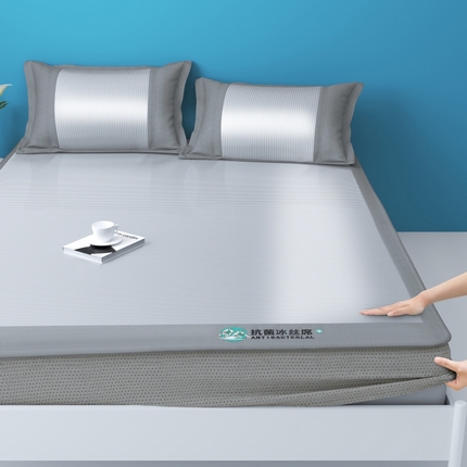 91家纺网 家纺一手货源 找家纺 （总）伊被源 2023新款抗菌水洗凉感丝冰丝席