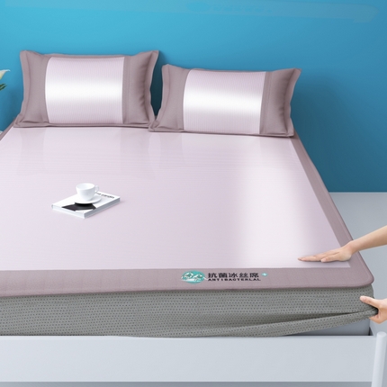 91家纺网 家纺一手货源 找家纺 （总）伊被源 2023新款抗菌水洗凉感丝冰丝席