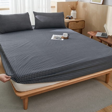 91家纺网 家纺一手货源 找家纺 （总）蕾诺家纺 2023新款无印风单层床笠