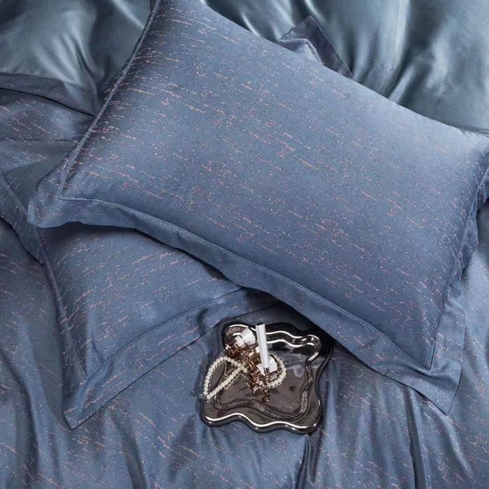 91家纺网 家纺一手货源 找家纺 （总）OL家纺 2023新款轻奢风100支双股色织大提花床单款四件套