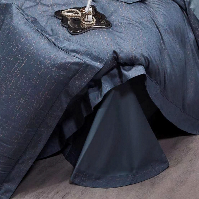 91家纺网 家纺一手货源 找家纺 （总）OL家纺 2023新款轻奢风100支双股色织大提花床单款四件套