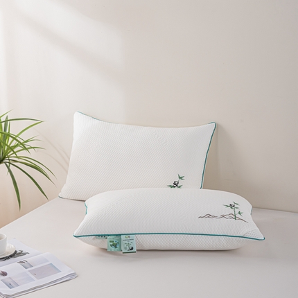 91家纺网 家纺一手货源 找家纺 雅诗帛 2025新款熊猫竹竹枕 熊猫-单边枕