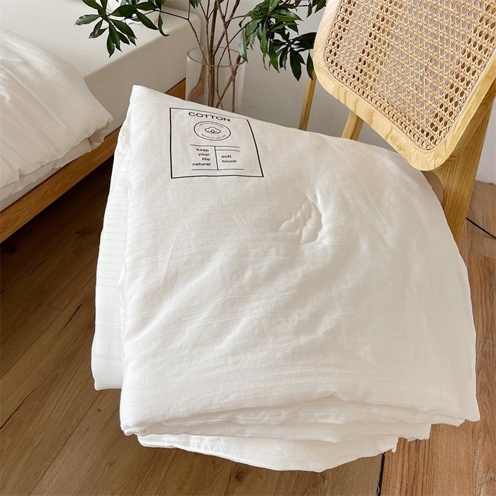 91家纺网 家纺一手货源 找家纺 （总）安莱生活 2023新款A类全棉母婴级原棉大豆被 夏被