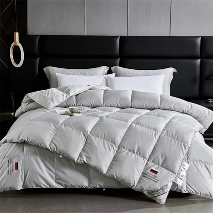 91家纺网 家纺一手货源 找家纺 总华盛1全棉柔赛丝鹅绒子母被拉链款鹅绒四季被可水洗白羽绒被
