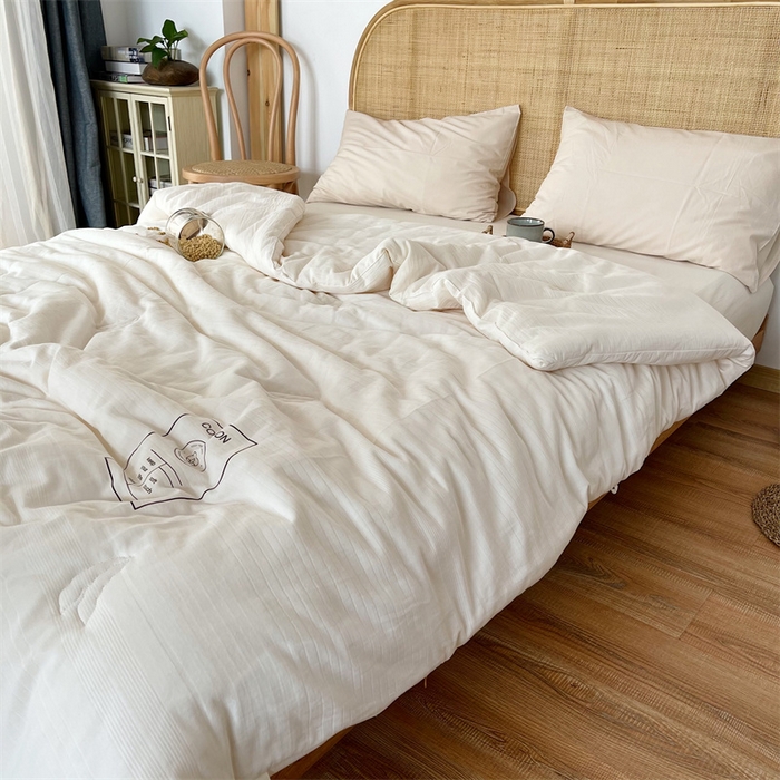 91家纺网 家纺一手货源 找家纺 （总）安莱生活 2023新款A类全棉母婴级原棉50%大豆被夏凉春秋冬被