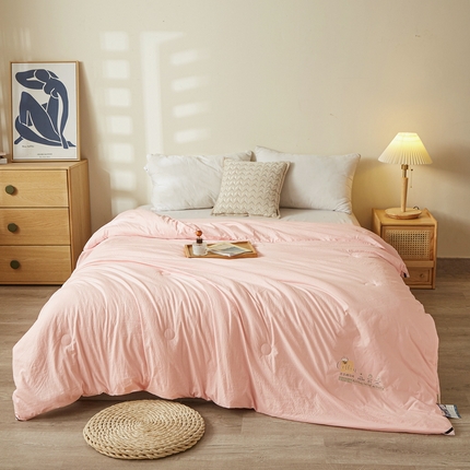 91家纺网 家纺一手货源 找家纺 （总）花言狐语 2025新款A类华夫格水洗棉100%新疆棉花夏被