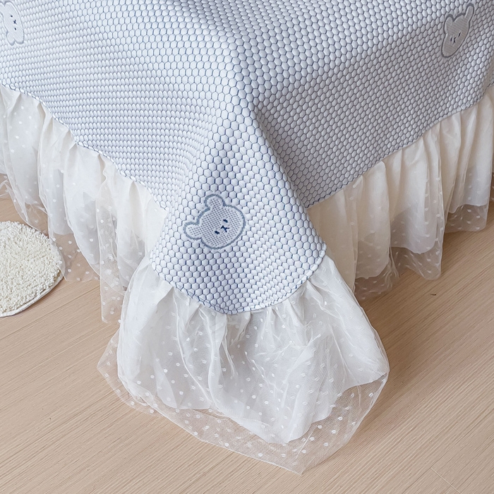 91家纺网 家纺一手货源 找家纺 （总）千朵 2023新款凉感丝冰豆豆凉席