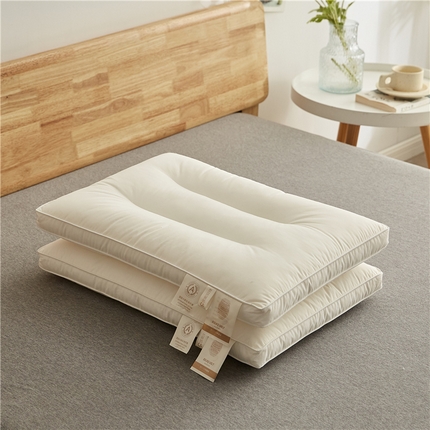 91家纺网 家纺一手货源 找家纺 乐可 2023新款A类全棉蚕咝枕 A类全棉蚕咝枕-学生枕【一对装】