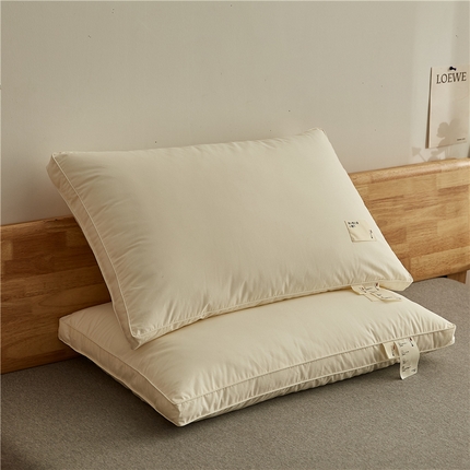 91家纺网 家纺一手货源 找家纺 乐可 2023新款A类生态棉枕 A类生态棉枕-高【一对装】