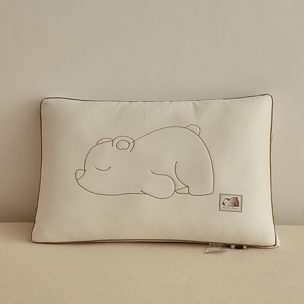 91家纺网 家纺一手货源 找家纺 乐可 2023新款憨憨熊乳胶枕 憨憨熊乳胶枕【单只装】